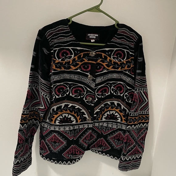 Johnny Was Workshop Blair Embroidered Jacket Blazer M - Picture 2 of 6